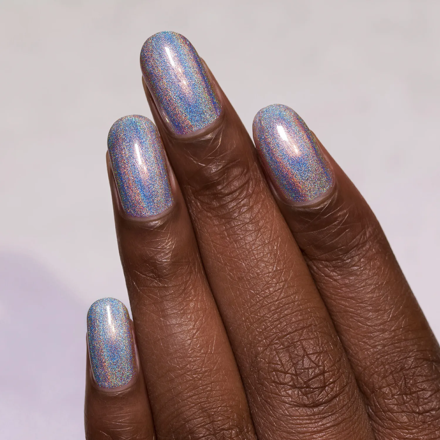 ILNP MEGA nagellack silver holografiskt