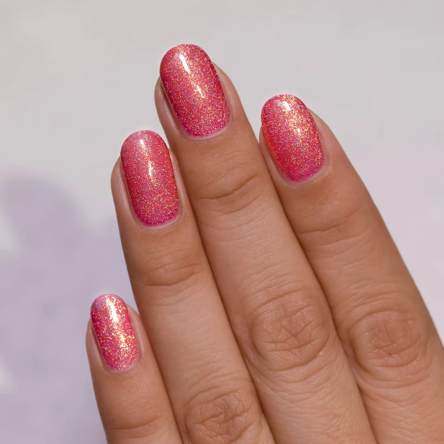 ILNP Citrus Punch nagellack korall holografiskt
