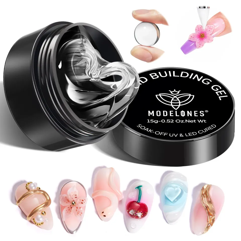 Modelones Solid Builder Gel 15g transparent byggel