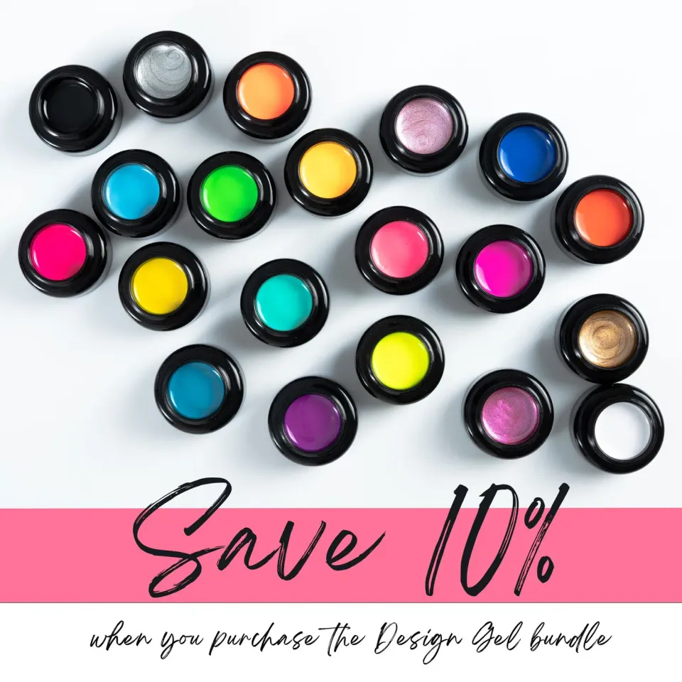 Iz Beauty Design Gel kollektion designgel 20-pack HEMA-fri