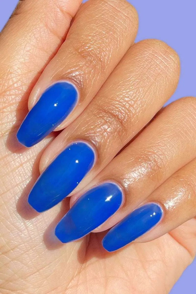 Cirque Colors Cobalt Jelly nagellack koboltblå jelly