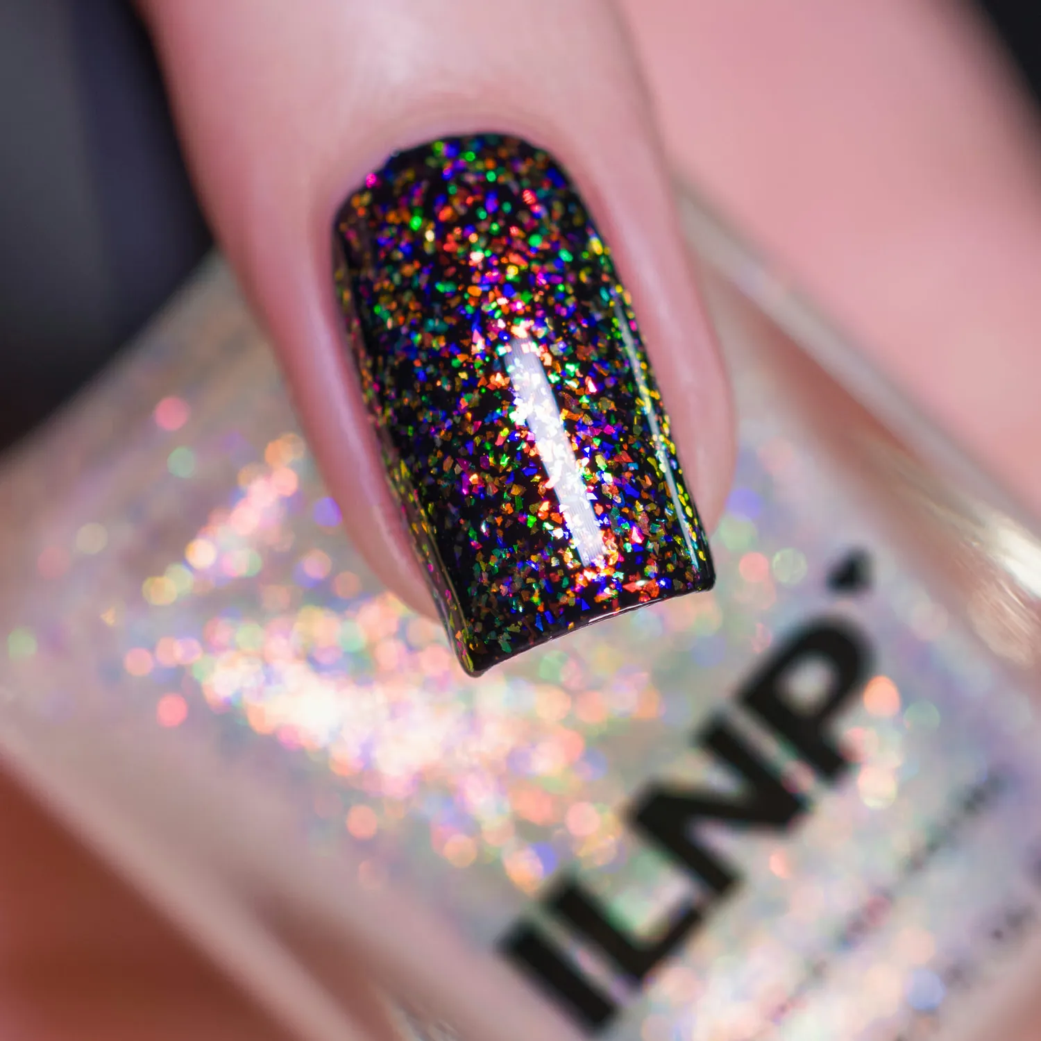 ILNP Ball Drop nagellack iriserande flakes