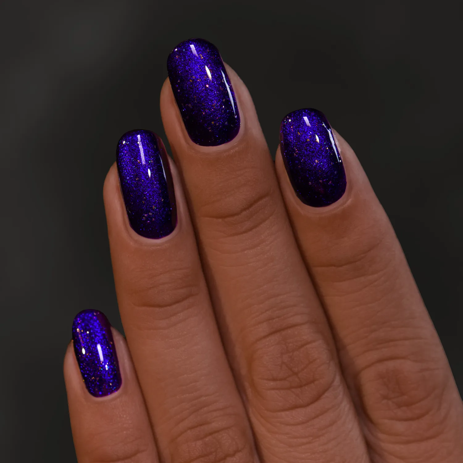ILNP Moonlit Abracadabra nagellack indigo guld
