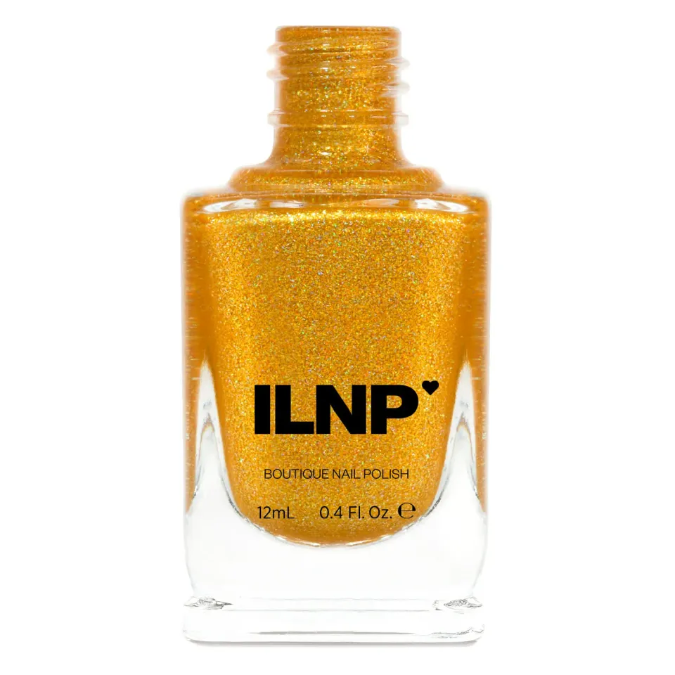 ILNP Tropics Sunglow nagellack guld orange holografiskt