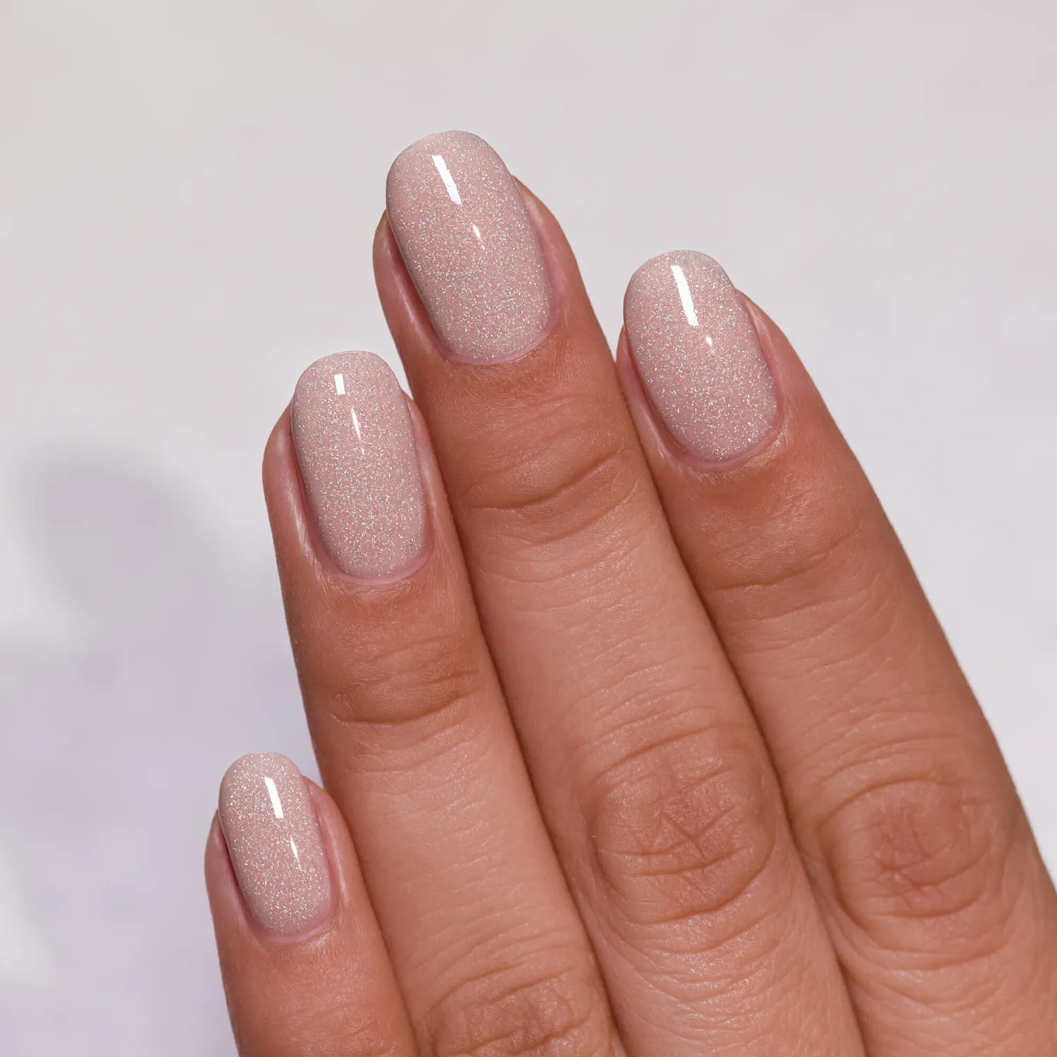 ILNP Chleo nagellack holografisk ljusrosa