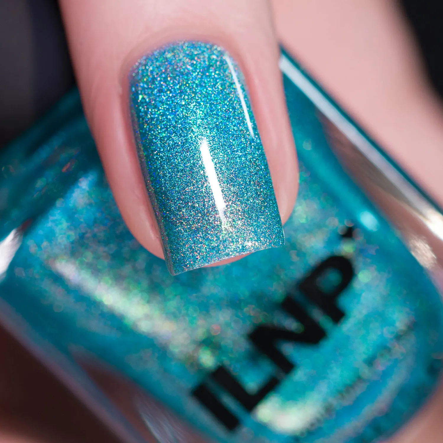 ILNP Ultra Holo Sail Away nagellack turkos holo