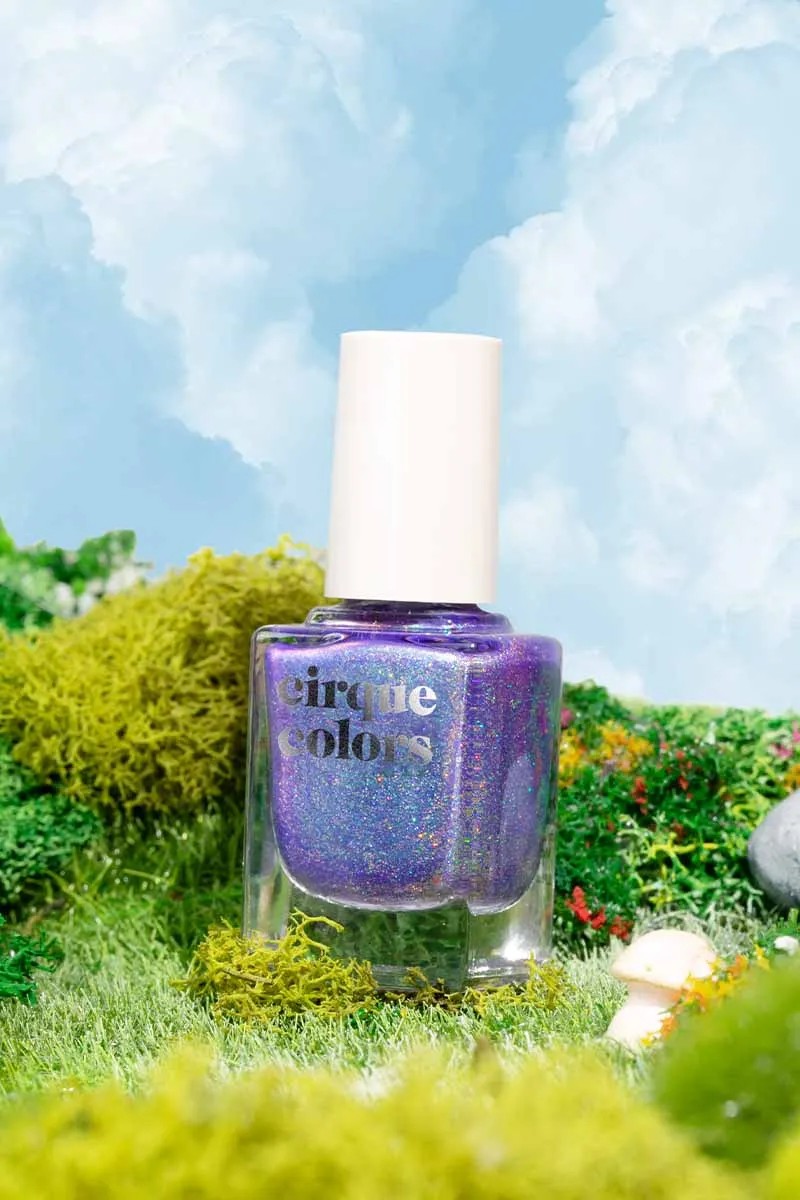 Cirque Colors Pixie Holo nagellack holografisk blåviolett