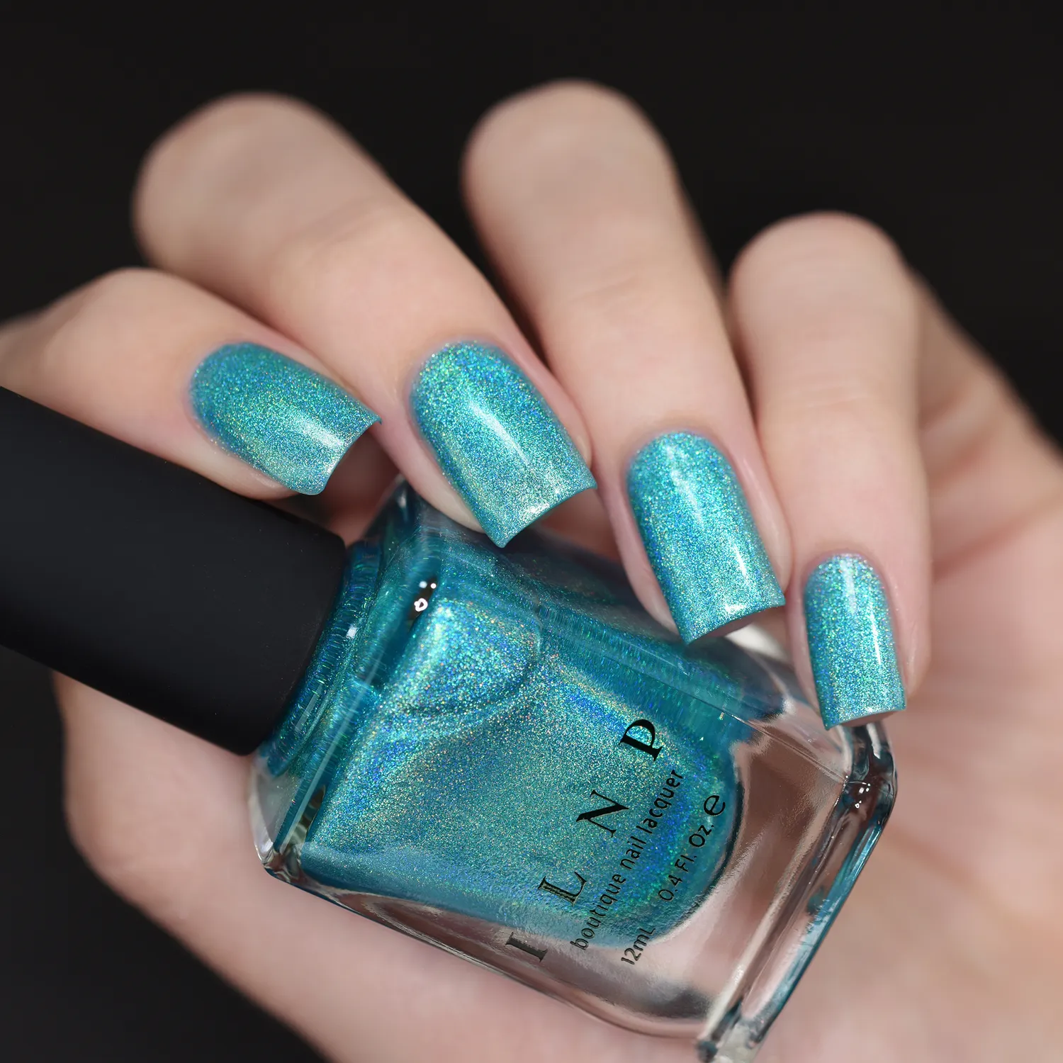 ILNP Ultra Holo Sail Away nagellack turkos holo