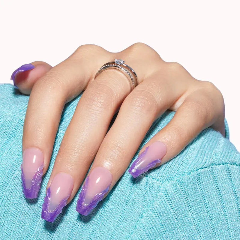 Modelones Inspire Gel 2572 gellack Purple Shell Thread lila