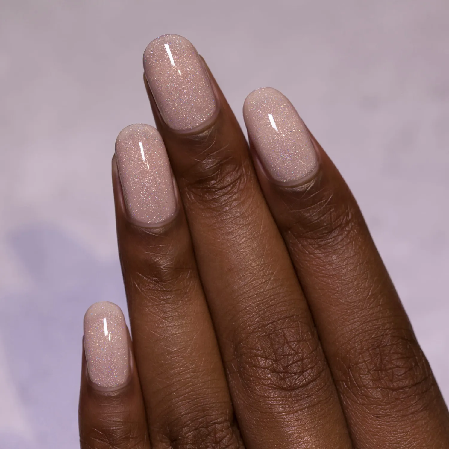 ILNP Elle nagellack nude holografiskt skirt