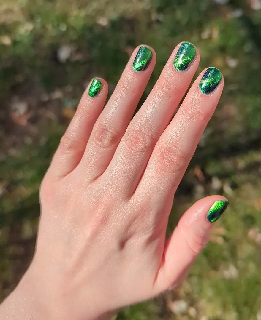 Cirque Colors Mood Ring nagellack magnetisk teal multikrom