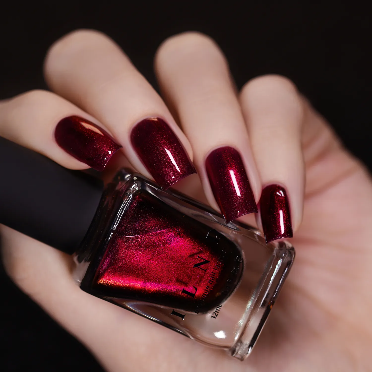 ILNP Tis The Season Dear Santa nagellack duokrom röd