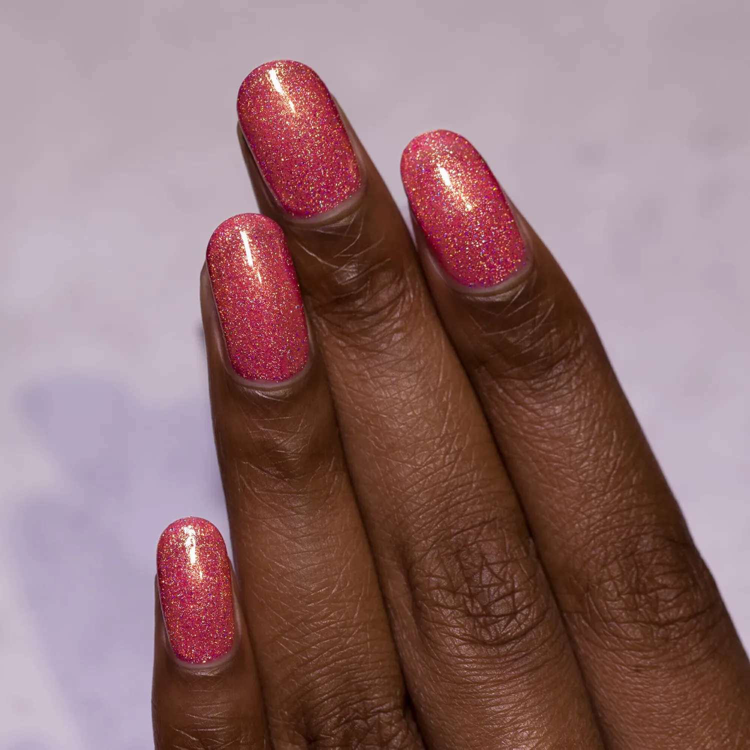ILNP Citrus Punch nagellack korall holografiskt