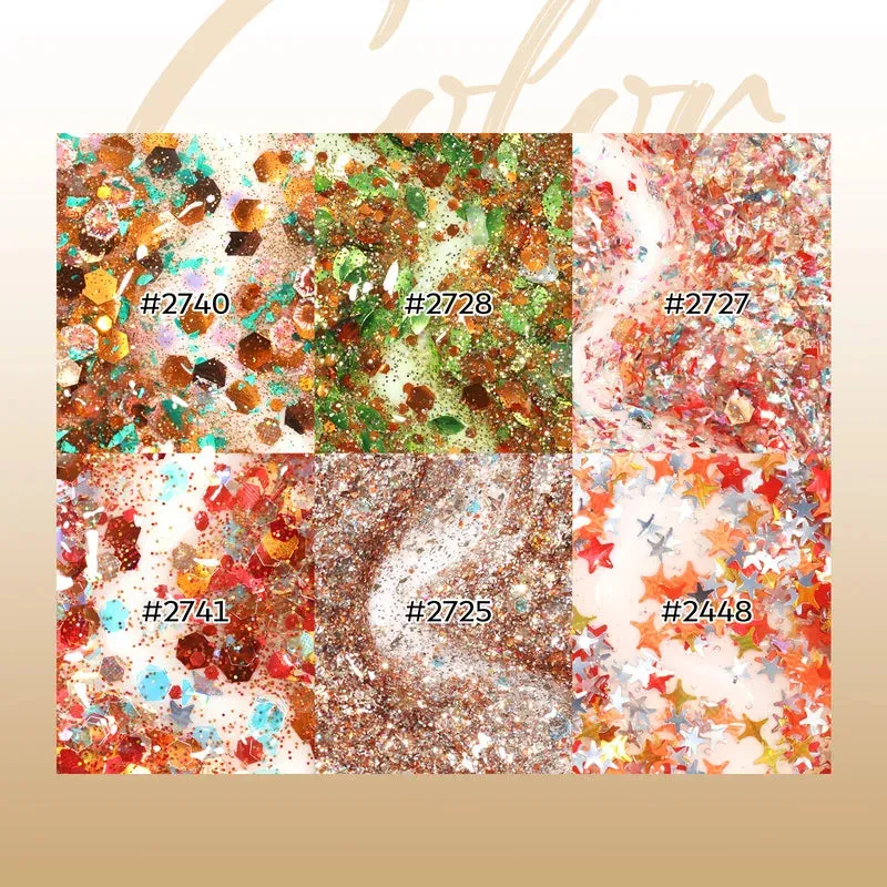 Modelones Harvest Confetti gellack 6-pack glitter
