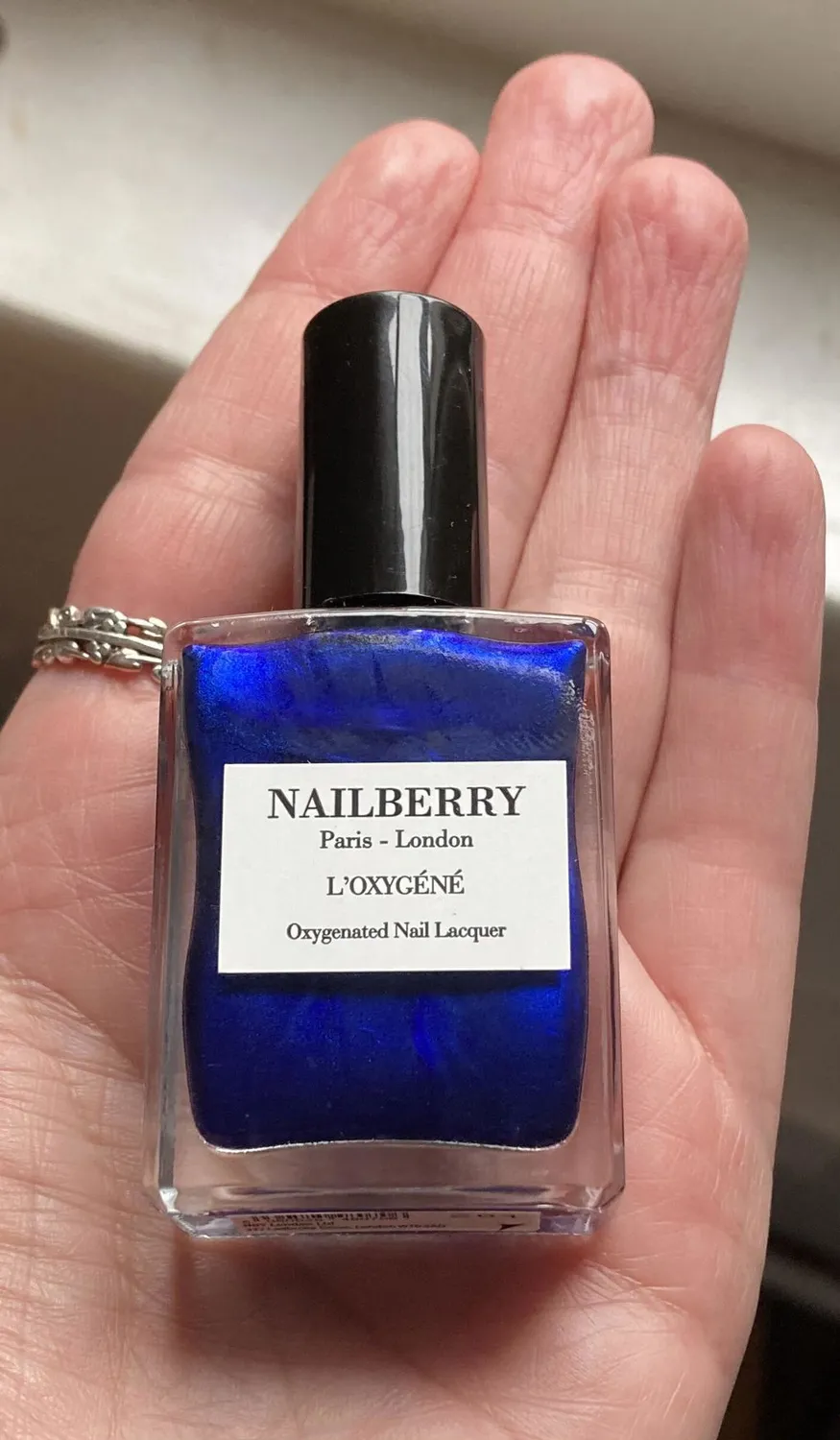 Nailberry Blue Moon nagellack 15 ml metallicblå