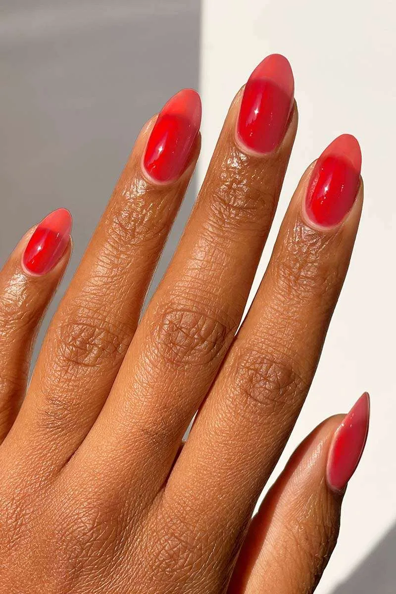 Cirque Colors Lucky Jelly nagellack röd jelly