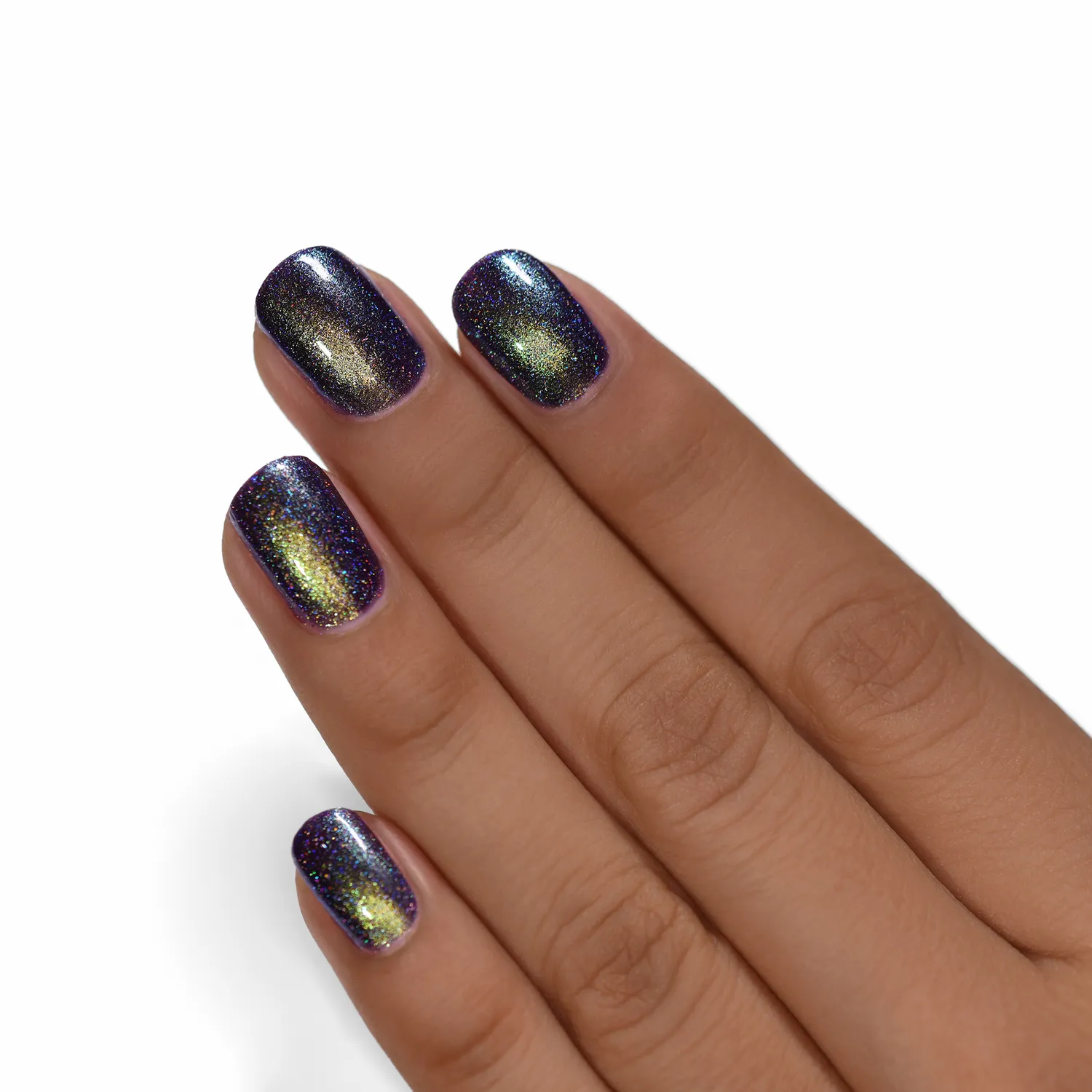 ILNP Bundled Up nagellack lila holografisk