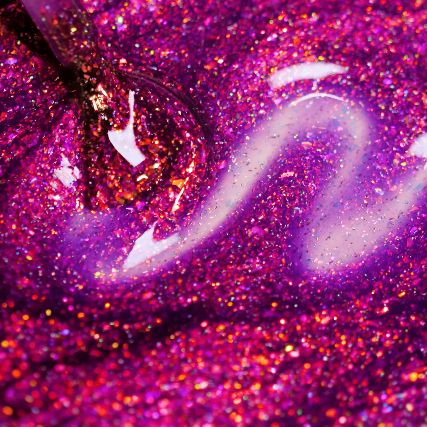 ILNP Kinetic nagellack lila rosa-grönt skimmer