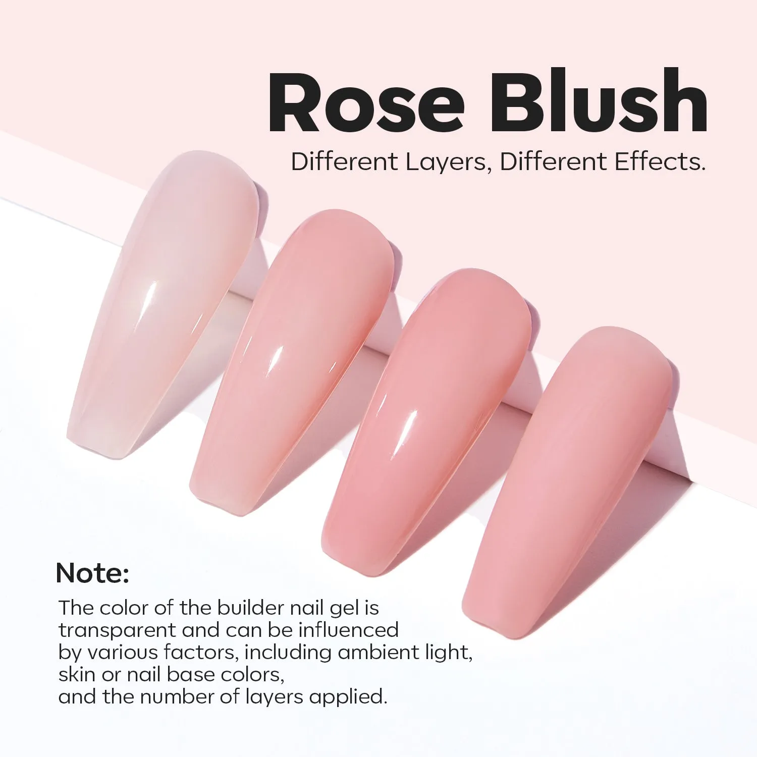 modelones Rose Blush builder gel 15 ml rosa 8-i-1
