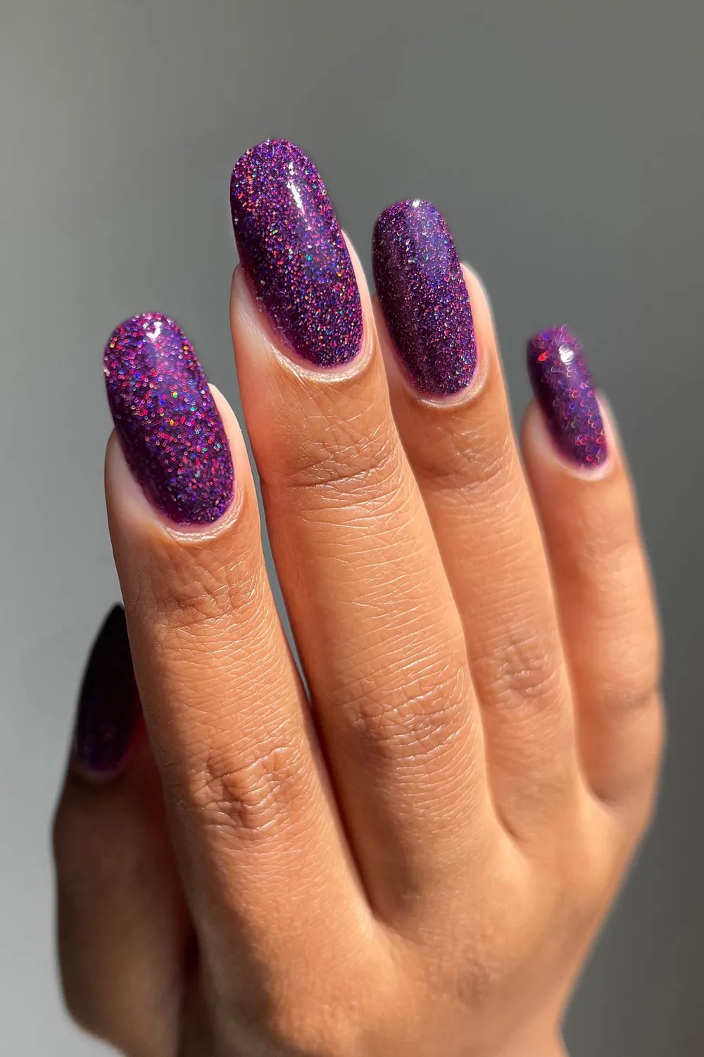 Cirque Colors Spinel nagellack jelly lila holographic flakes