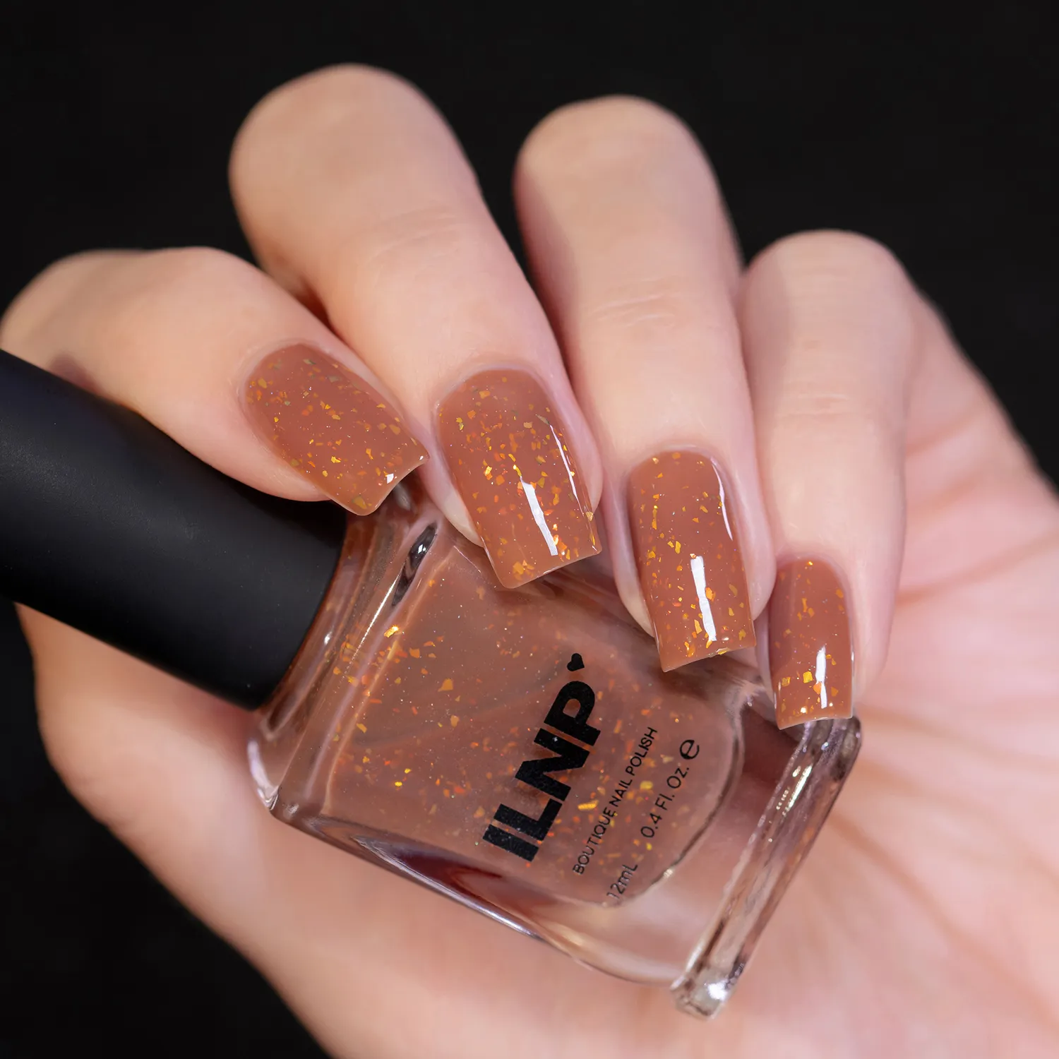 ILNP After The Rain Ginger Snap nagellack brun jelly