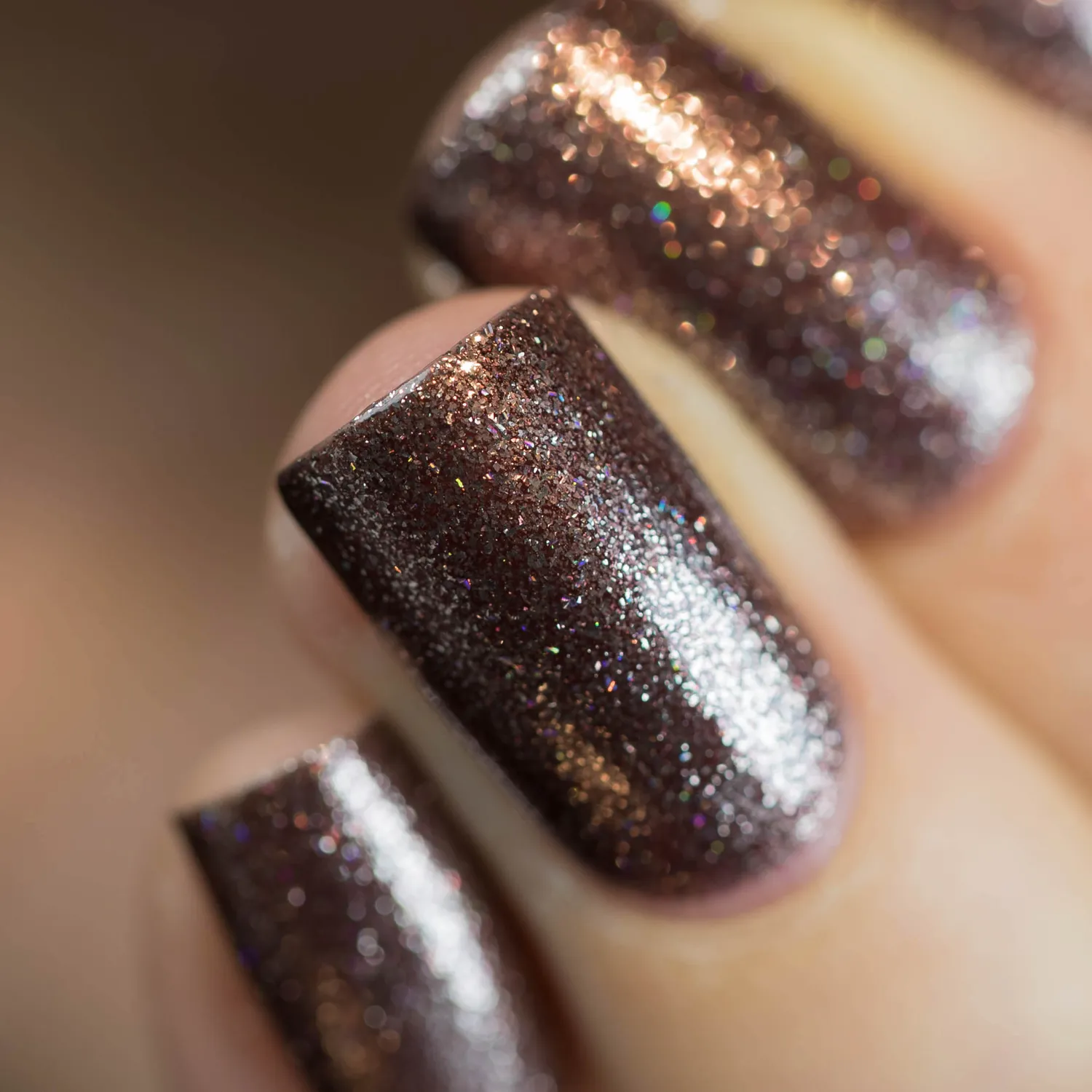 ILNP On The Rocks nagellack brunt metallic