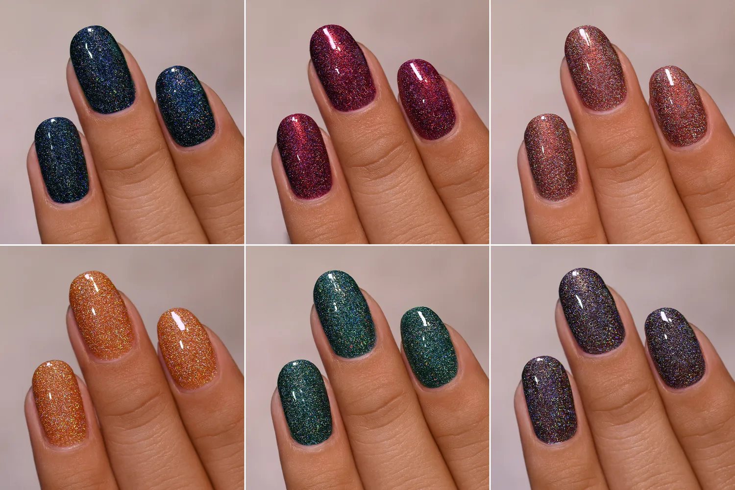 ILNP Manhattan Collection nagellack 6-pack holo