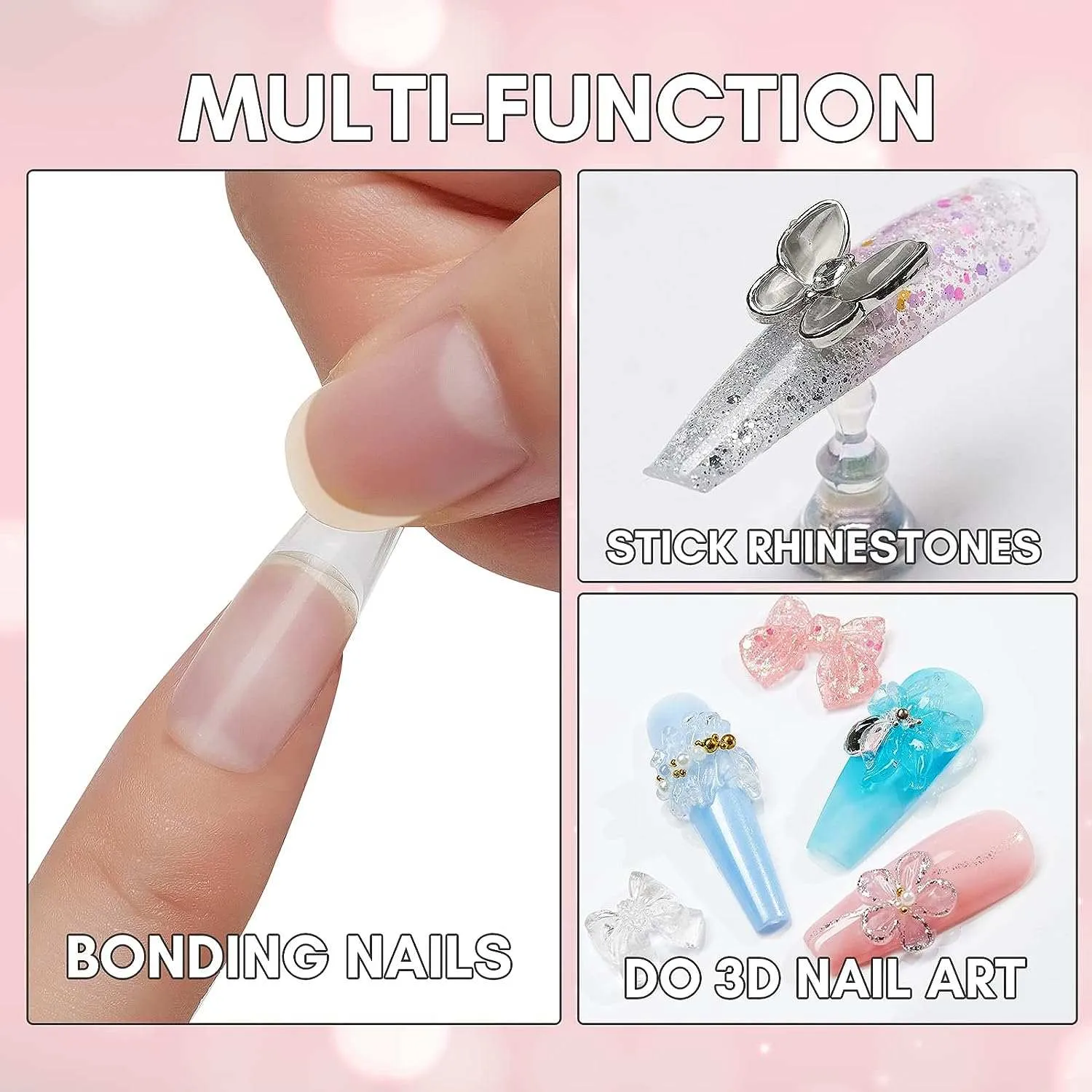 Makartt Solid Nail Gel nagellim clear 15g fast