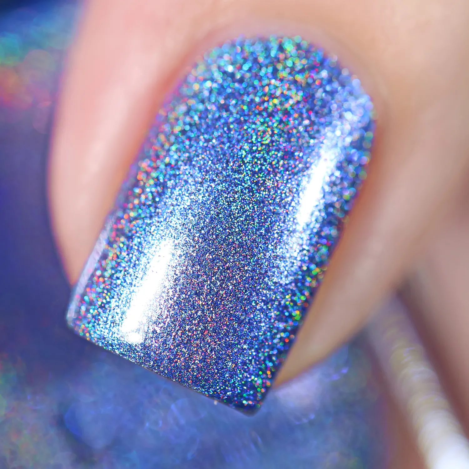 ILNP Ultra Holo Tidal Wave nagellack blått holografiskt