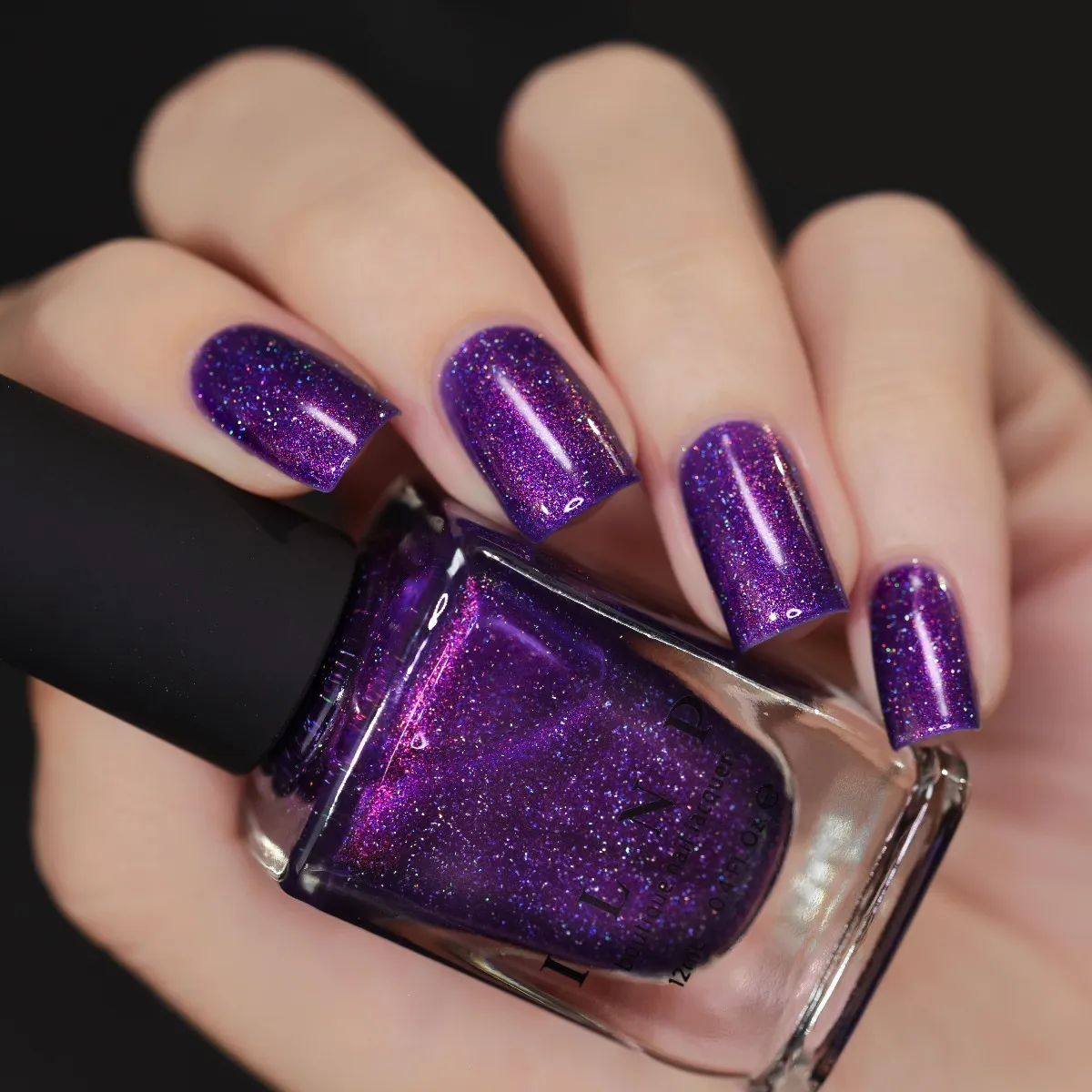 ILNP High Voltage nagellack lila holo