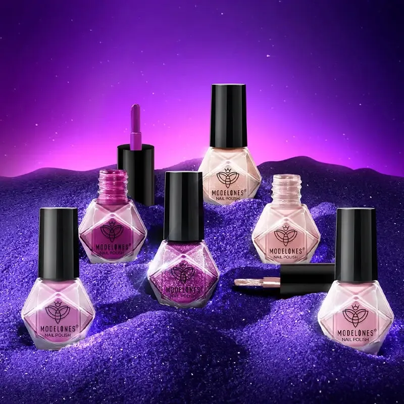 Modelones Everlasting Love nagellacksset 6x5 ml lila