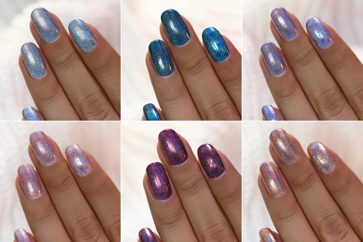 ILNP Fall Into Winter Collection nagellack 6-pack holo