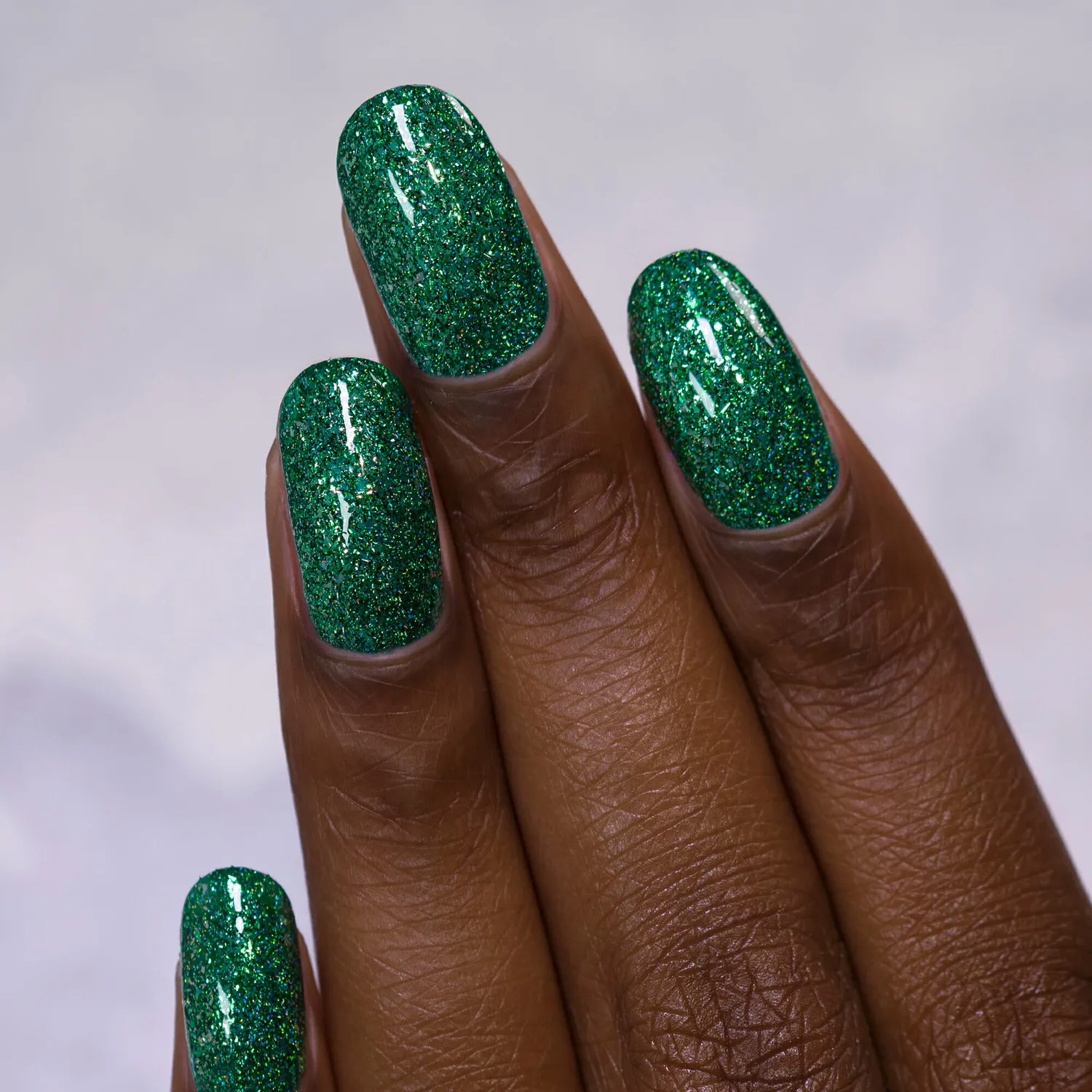 ILNP Lucky One nagellack grön metallic