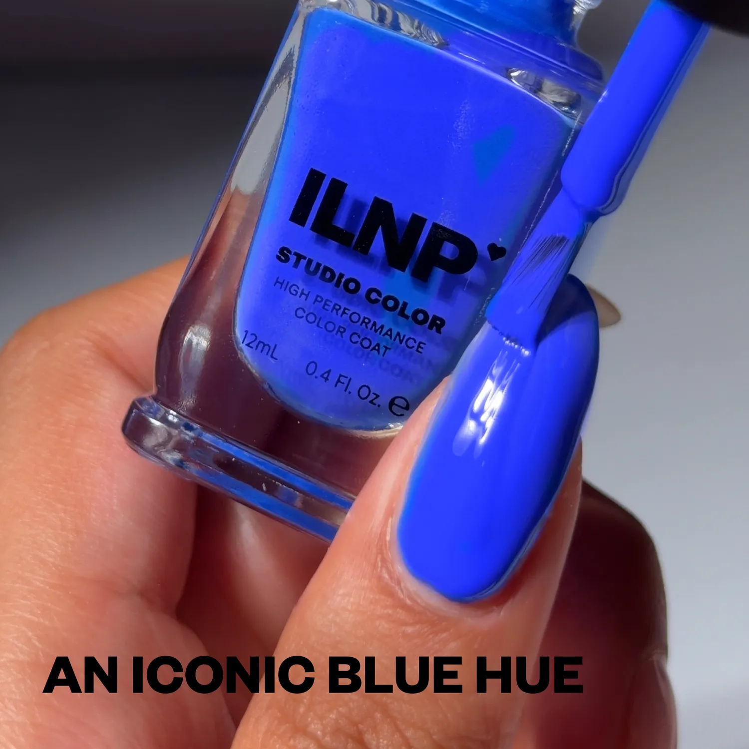 ILNP High Tops nagellack elektrisk koboltblå kräm