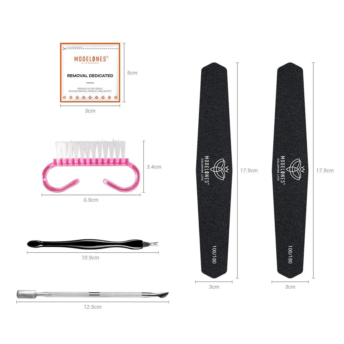 Modelones Starter Tools nagelset 6 delar borttagning