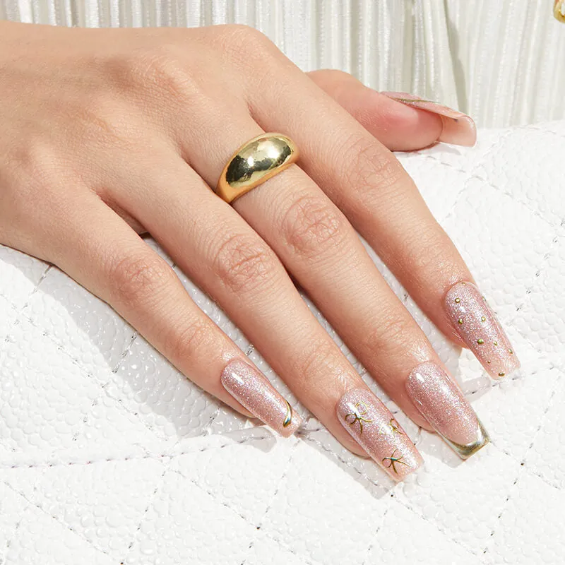 Modelones Shine on Me gellack 6-pack rosa guld