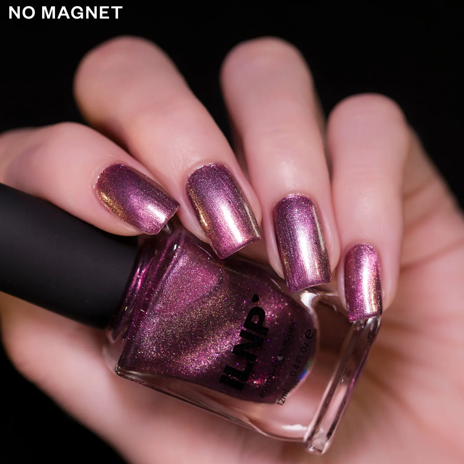 ILNP Winter Sugar Plum nagellack magnetiskt mauve