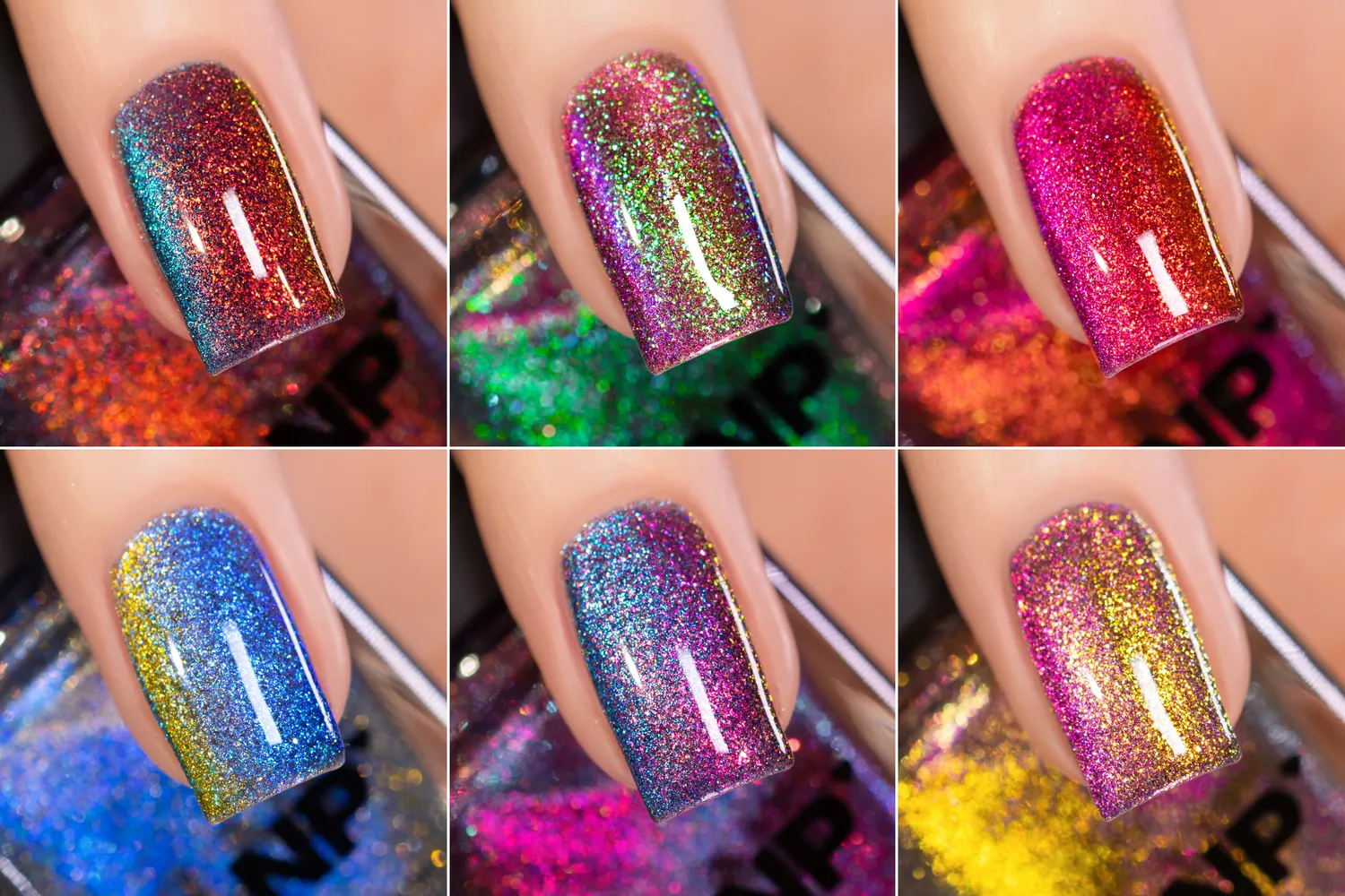 ILNP Illusions nagellacksset 6-pack magnetisk