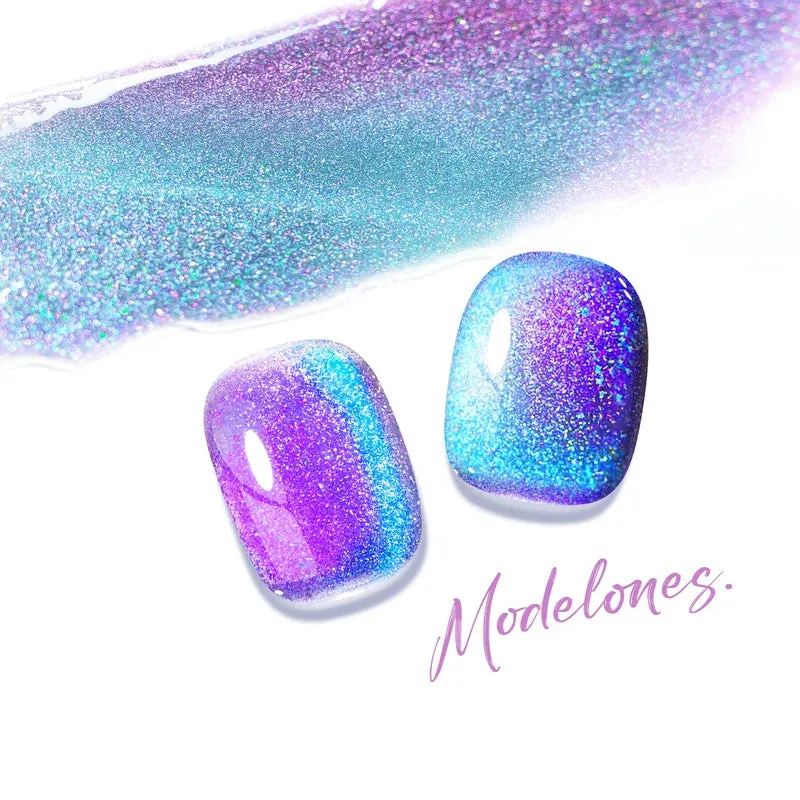 Modelones Inspire Gel cat eye Rainbow Blue 15ml magnet