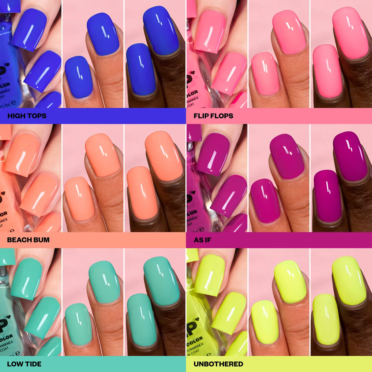 ILNP Throwback Collection nagellack 6-pack krämig