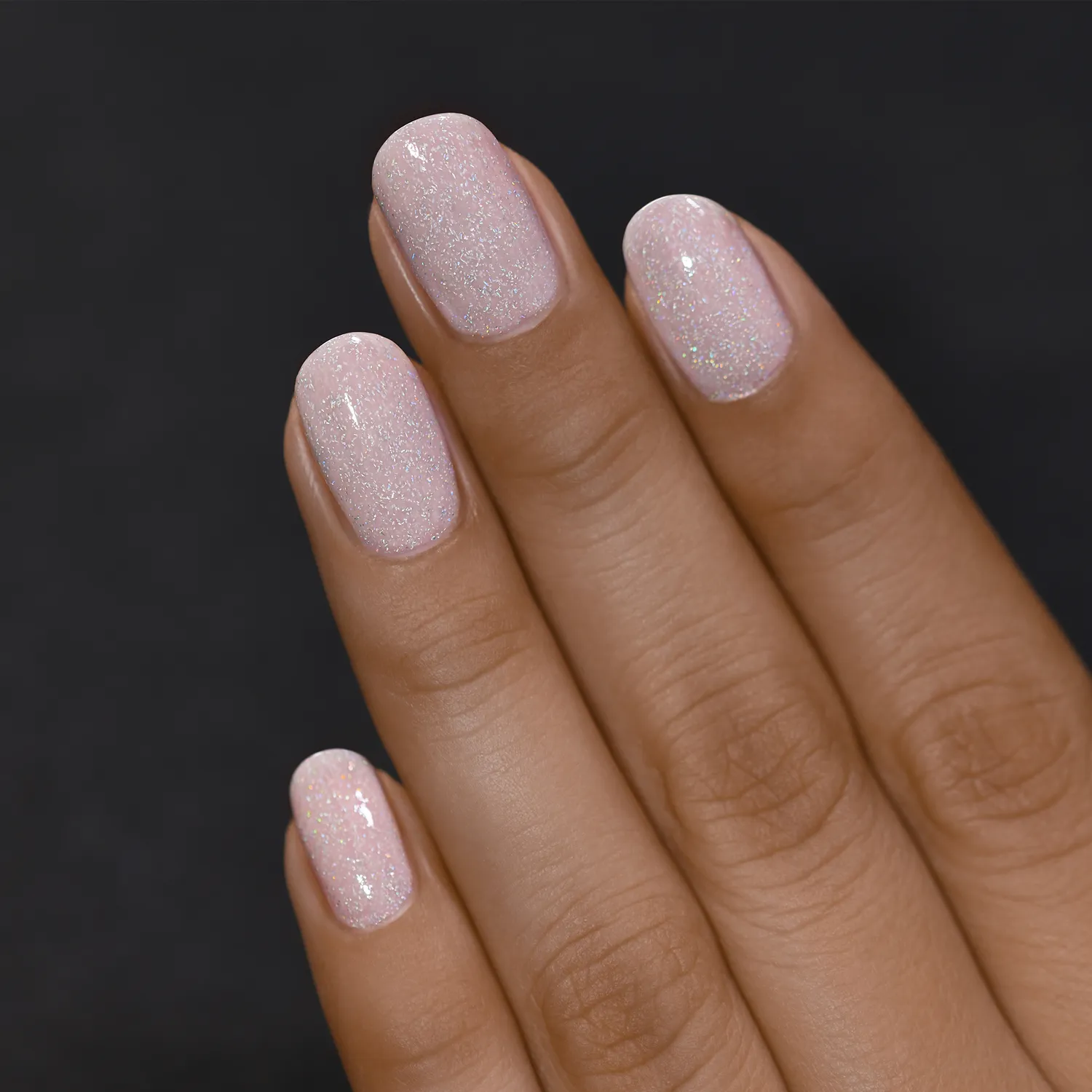 ILNP Birthday Suit nagellack nude holografisk