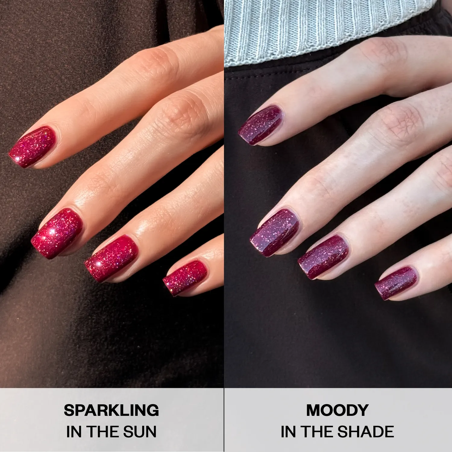 ILNP Adaline nagellack bordeaux koppar metallic