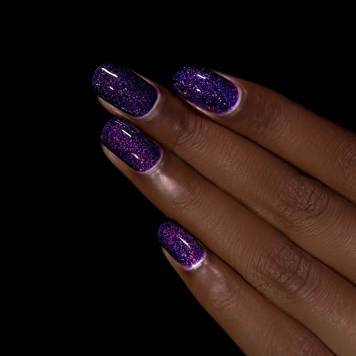 ILNP Vanity nagellack lila holografiskt