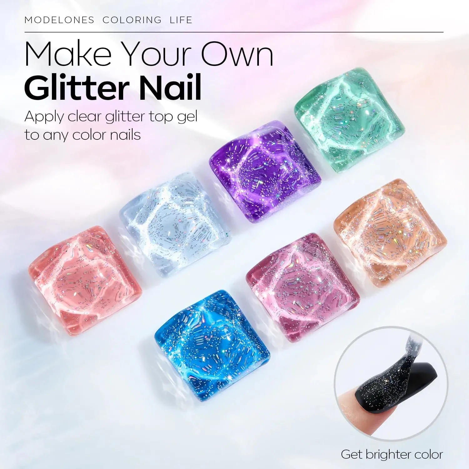 Modelones Aurora Chameleon top coat 10 ml laser
