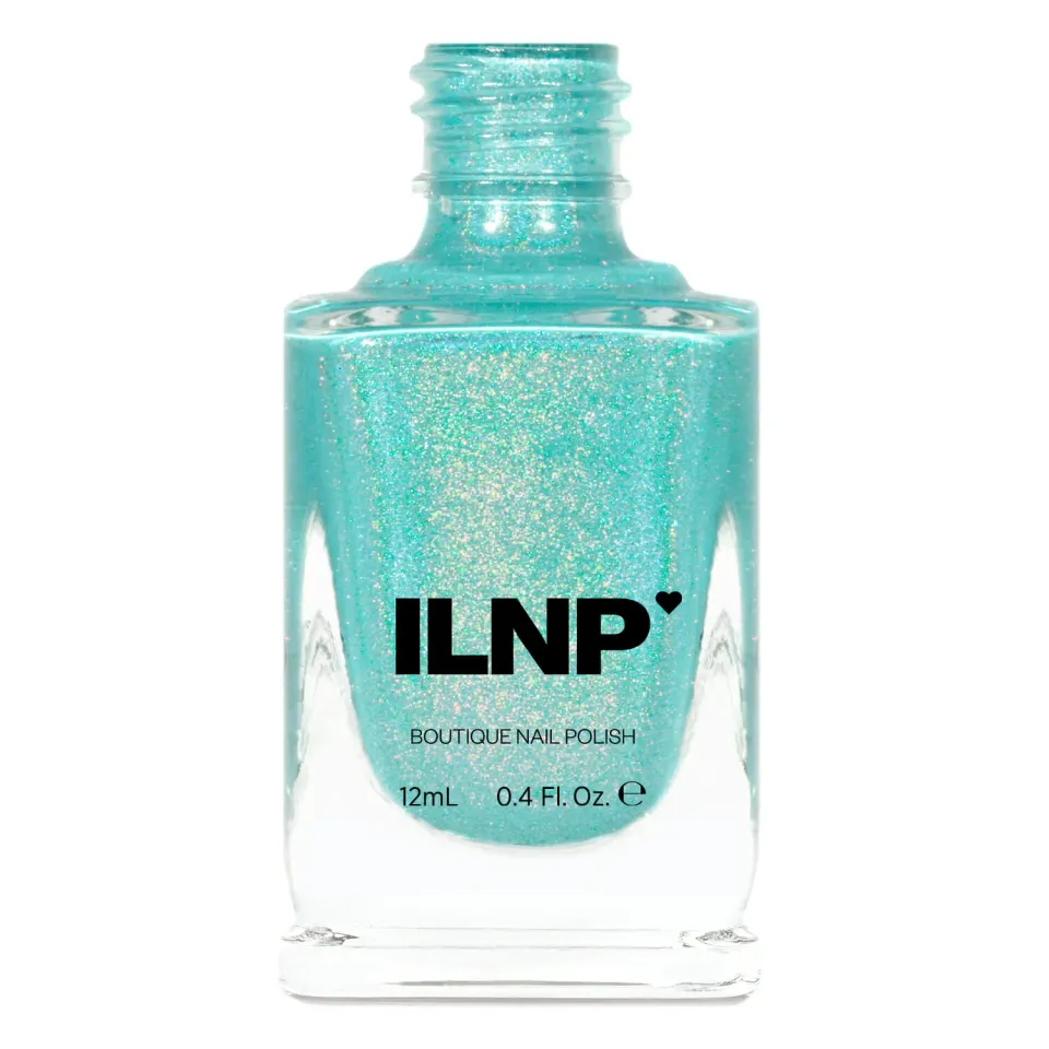 ILNP Music Box nagellack mjuk teal holo