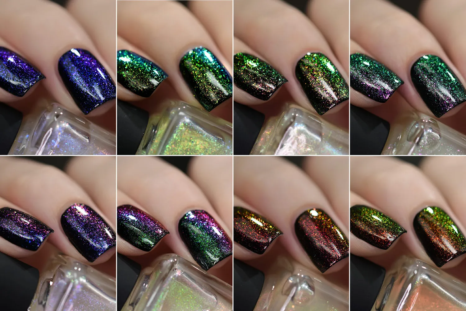 ILNP Real Magic Toppers nagellack set 8-pack effekt