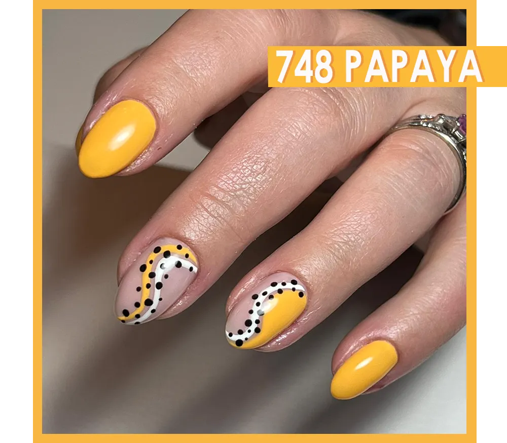 Iz Beauty Pro Colour Papaya IZ748 gellack 4g neongul