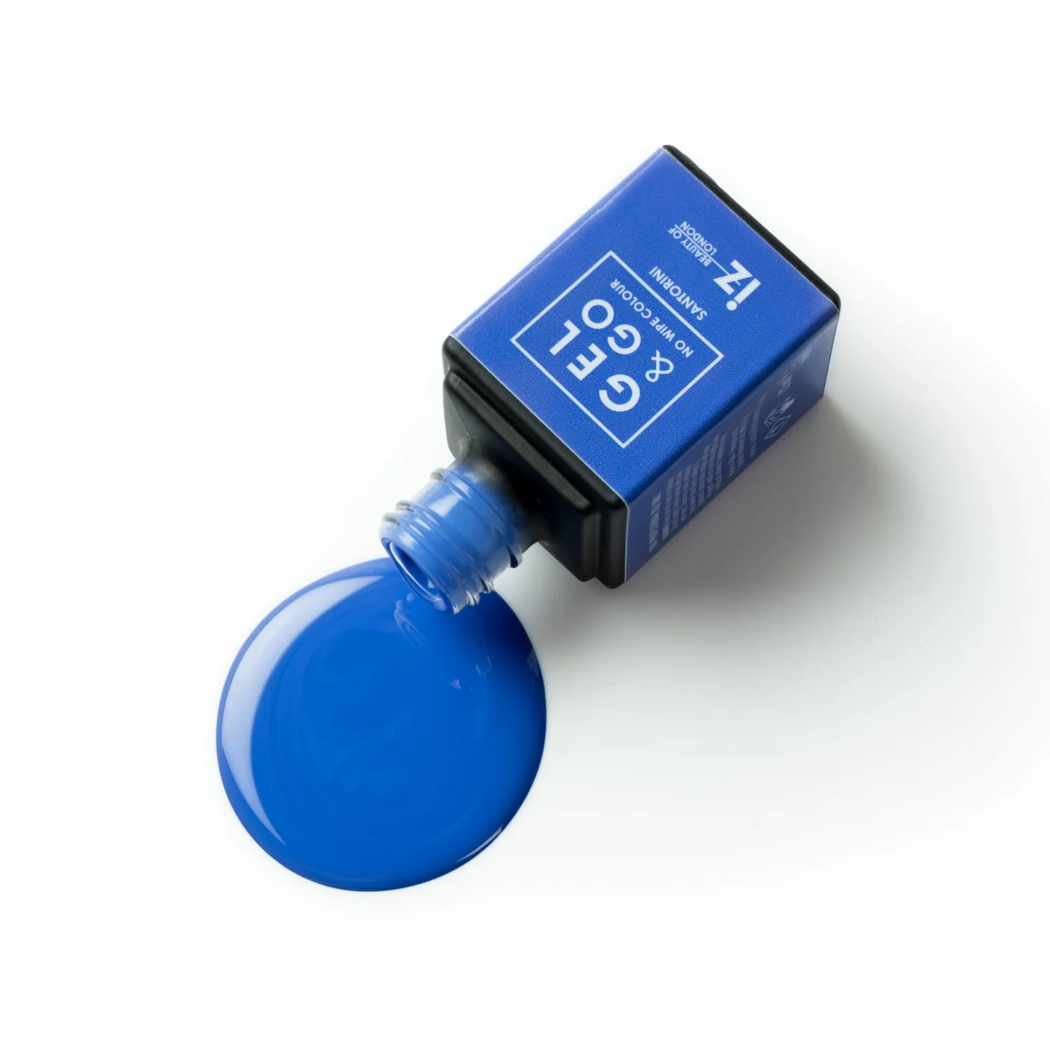 Iz Beauty Gel&Go Santorini GG1098 gellack 12 ml blå
