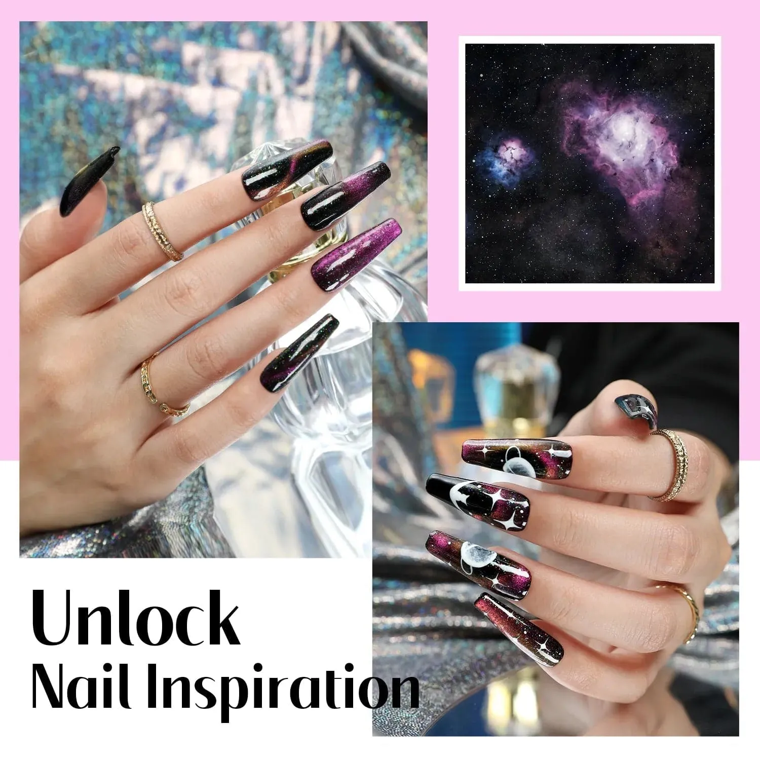 Modelones Inspire Gel Wired West gellack lila glitter 15 ml