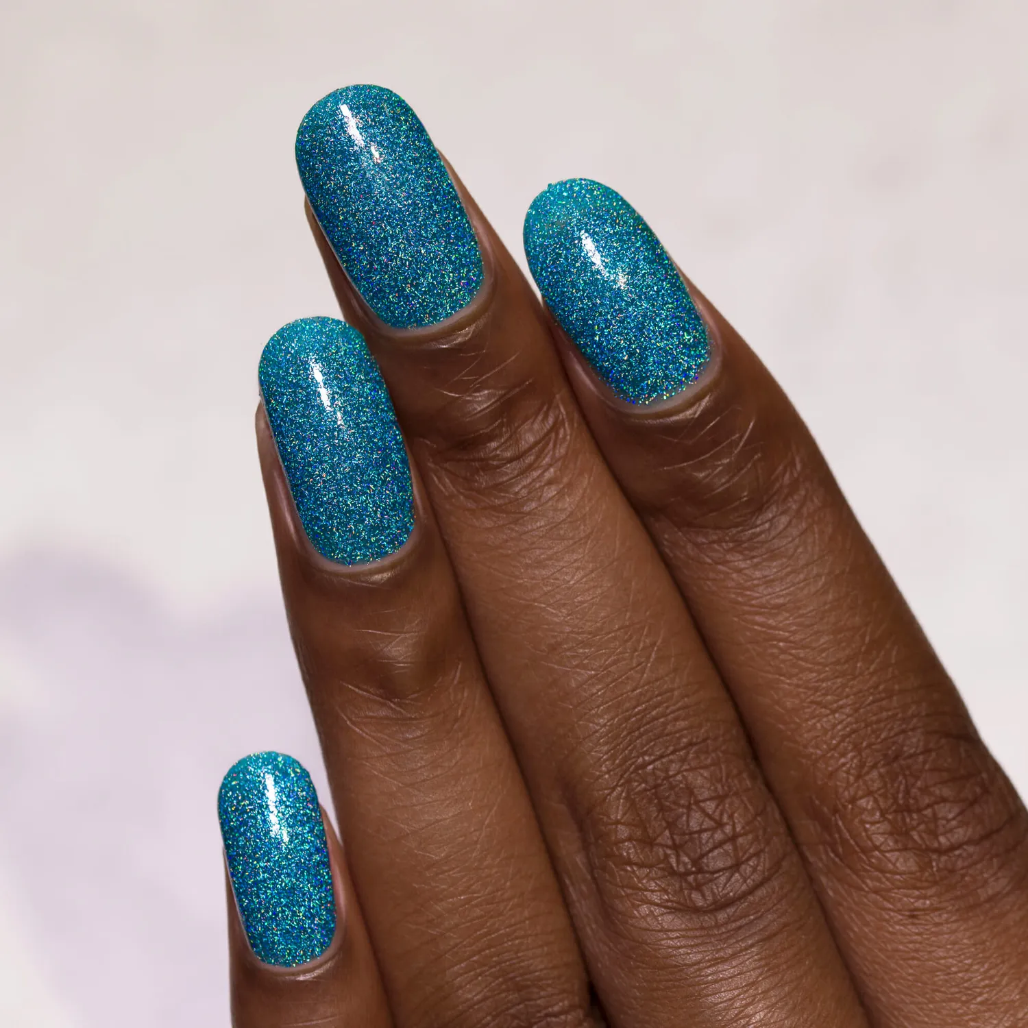 ILNP Splashed Seaside jelly nagellack havsblå